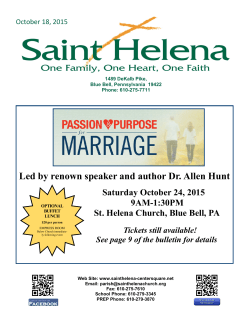 Led by renown speaker and author Dr. Allen Hunt