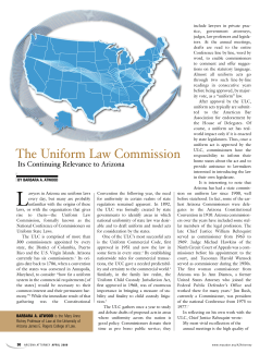 The Uniform Law Commission