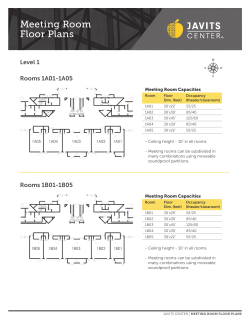Meeting Room Floor Plans