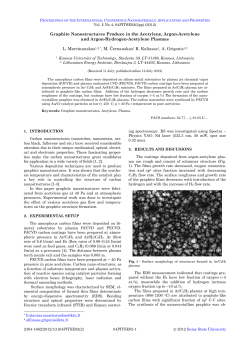 Graphite Nanostructures Produce in the Acetylene, Argon