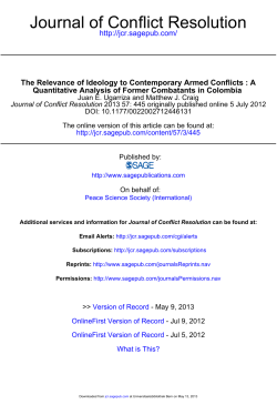 Journal of Conflict Resolution