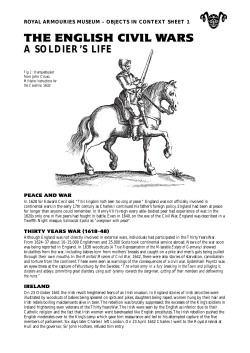 English Civil Wars: A Soldiers Life
