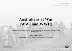 Australians at War (WWI and WWII) - ANZAC Portal