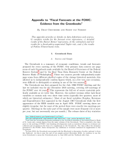 Appendix to - Simon van Norden