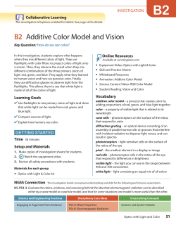 Optics with Light and Color