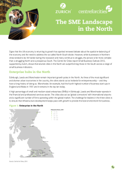 The SME Landscape in the North