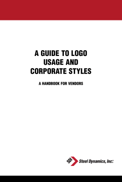 A GUIDE TO LOGO USAGE AND CORPORATE STYLES