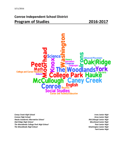 Program of Studies 2016-2017