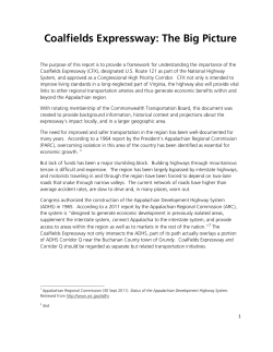 Coalfields Expressway - Virginia Department of Transportation