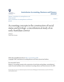 Accounting concepts in the construction of social