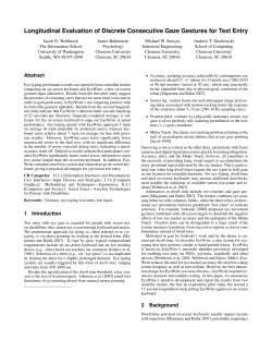 Longitudinal Evaluation of Discrete Consecutive