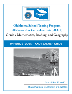 The Oklahoma Core Curriculum Tests