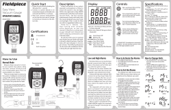 SVG3 - Fieldpiece Instruments