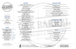 specials snacks tacos burger time sides sandwich