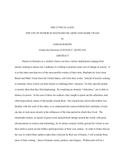 THE CYNICAL GAZE - UGA Electronic Theses and Dissertations