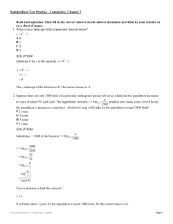 Read each question. Then fill in the correct answer on the answer
