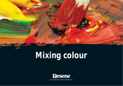 Mixing colour