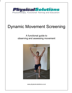 Dynamic Movement Screening