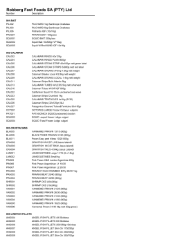 our Product List