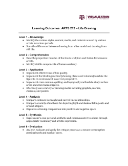 Learning Outcomes: ARTS 212 – Life Drawing