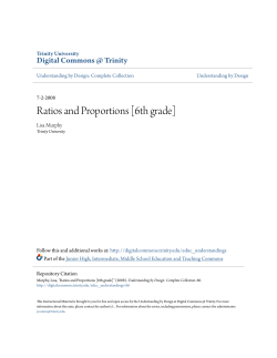 Ratios and Proportions [6th grade]