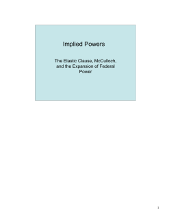 Implied Powers