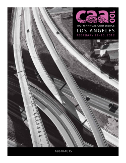 Abstracts 2012 - College Art Association