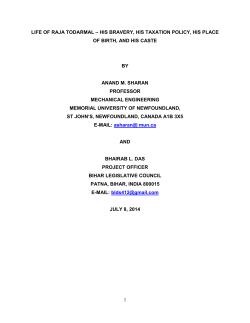 life of raja todarmal