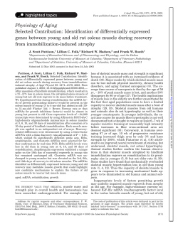 Identification of differentially expressed genes between young and
