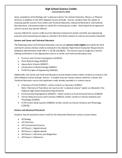 Science-Credit Eligible Courses40916