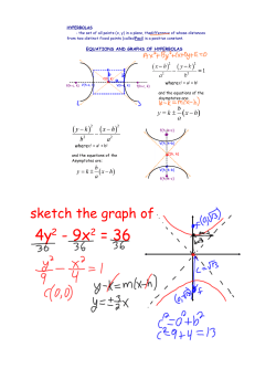 4y2 - 9x2 = 36