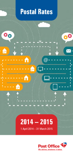 SAPO Postal Rates Mar 14 F