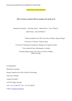 ERP correlates of masked affective priming with emoticons