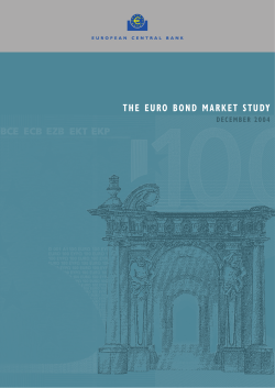 The euro bond market study, December 2004