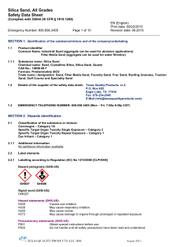 Material Data Safety Sheet