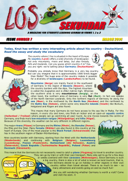 sekundar - German