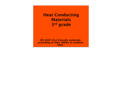 Heat Conducting Materials
