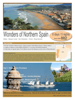 Bilbao - Basque Coast - San Sebastian - Vitoria