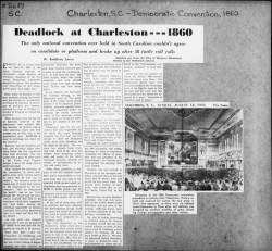 Deadlock at Charleston - - -1860