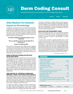 Derm Coding Consult - American Academy of Dermatology