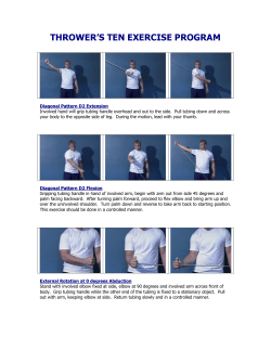thrower`s ten exercise program