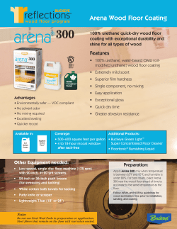 Arena 300 - Arena Wood Floor Coating