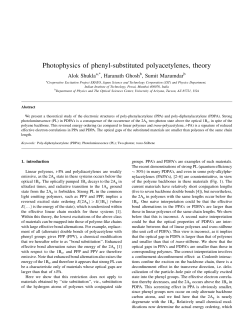 Photophysics of phenyl-substituted polyacetylenes, theory