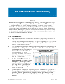 Rail Intermodal Keeps America Moving