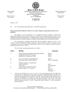 DPO Annual Supplement Form