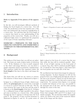 Lab 3: Lenses