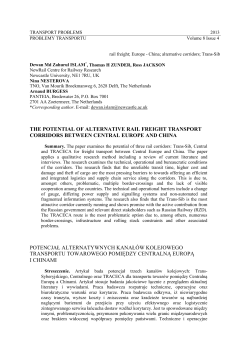 The potential of alternative rail freight