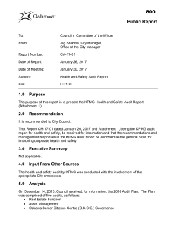 CM-17-01 Health and Safety Audit