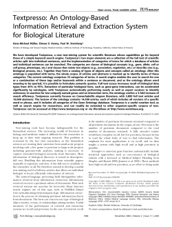 Textpresso: An Ontology-Based Information Retrieval and