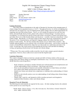 ASLE_Syllabi_CliFiSiperstein - Association for the Study of
